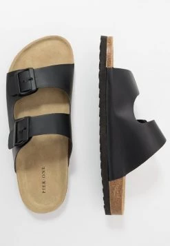 Pier One Hombre UNISEX - Pantuflas - Black -Pier One Tienda 4c6efb79f85c4ec0b5e49cfe29819423