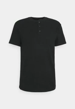 Pier One Hombre LOUNGE HENLEY TEE - Camiseta De Pijama - Black -Pier One Tienda 4ce3017126bb4d5e86ff47e71d54b7b5
