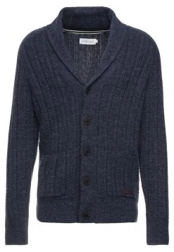 Pier One Hombre Chaqueta De Punto - Mottled Blue -Pier One Tienda 4d5c5e5ca8694078974546cad1065665