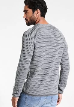 Pier One Hombre Jersey De Punto - Mottled Grey/anthracite -Pier One Tienda 4e3451eecd6c40a682c77a8695dca2cc