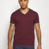 Pier One Hombre Camiseta Básica - Bordeaux -Pier One Tienda 50660c0cf6304bb6a6133da4c6917b11