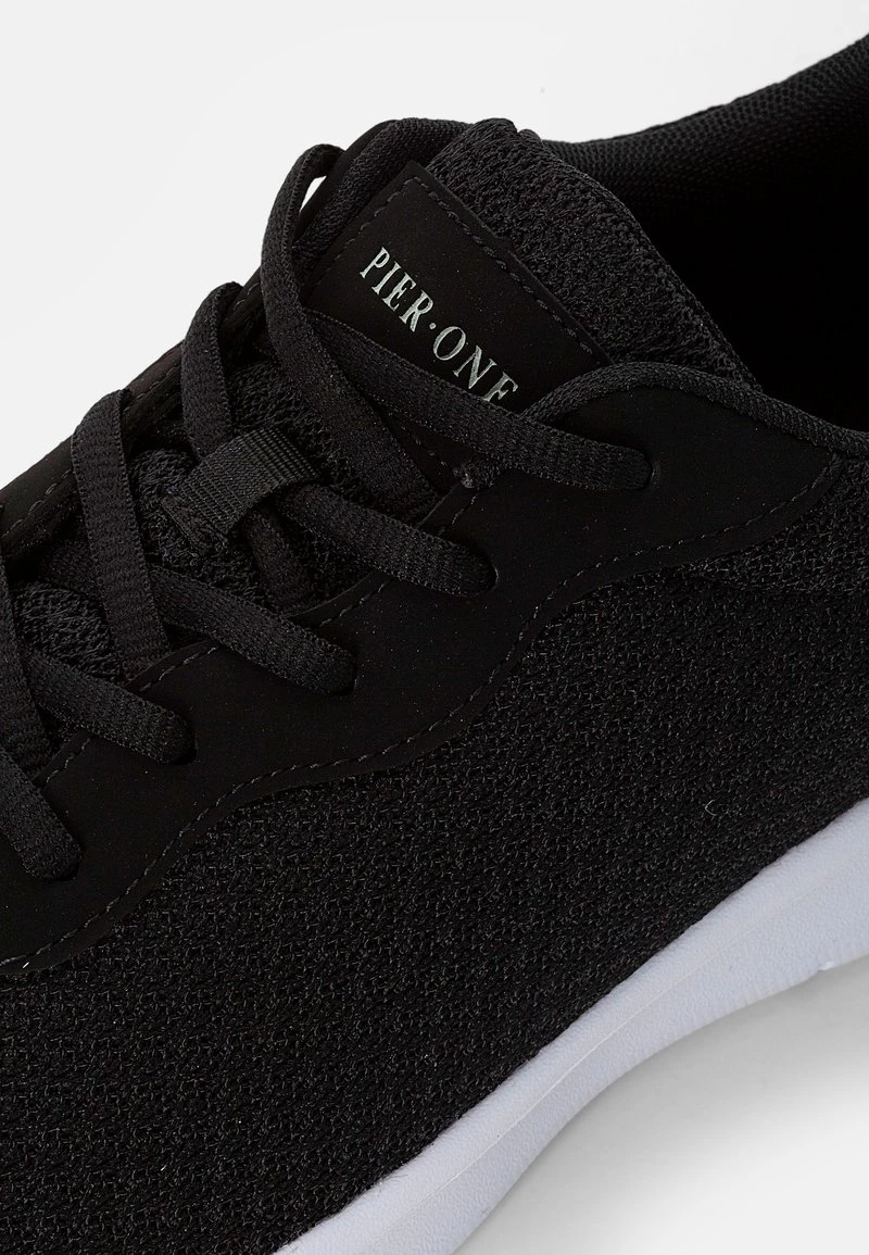 Pier One Unisexo Zapatillas - Black White 8 Pier One Unisexo Zapatillas - Black White - Imagen 6