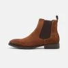 Pier One LEATHER - Botines - Brown, Hombre