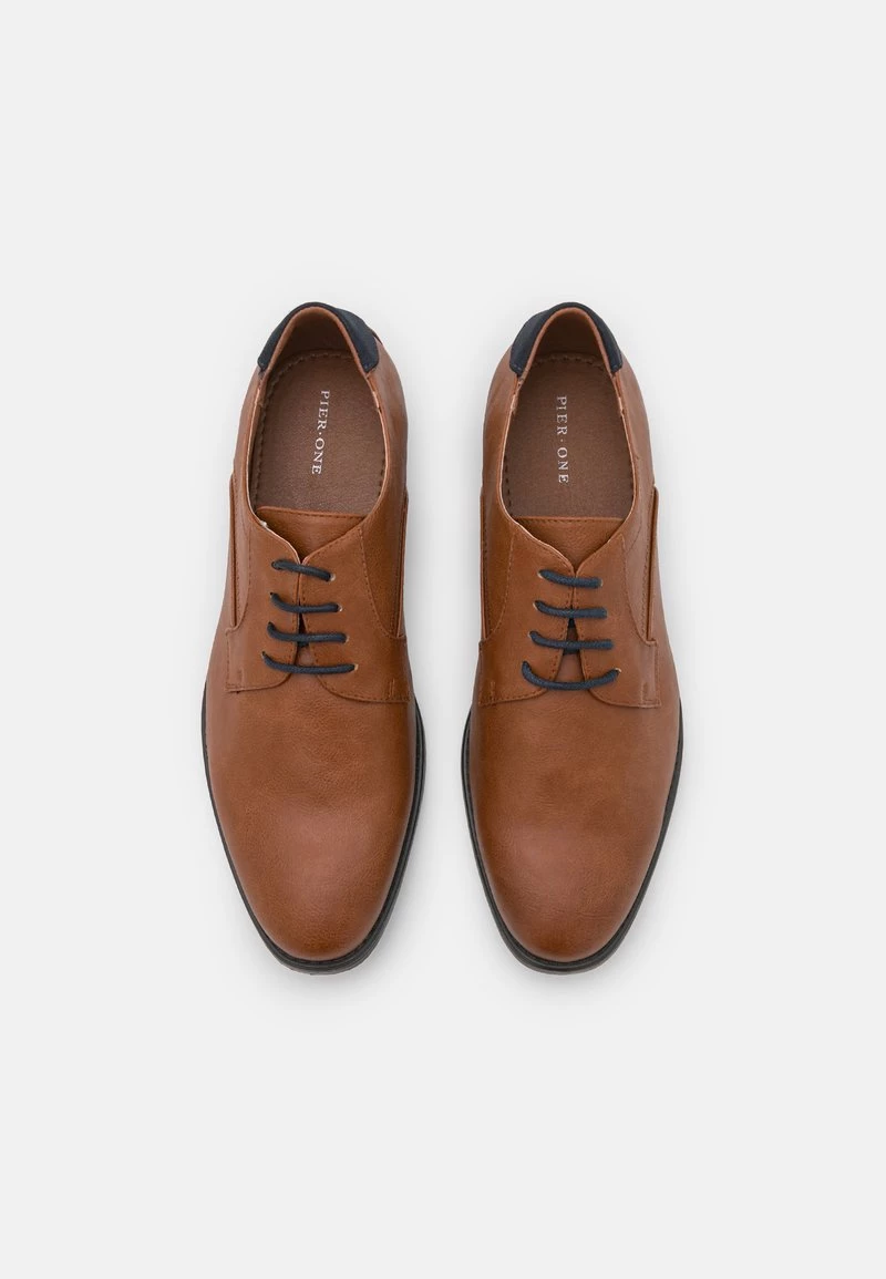Pier One Hombre Zapatos Con Cordones - Cognac 6 Pier One Hombre Zapatos Con Cordones - Cognac - Imagen 4