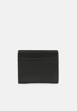 Pier One Unisexo LEATHER - Monedero - Black