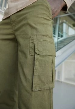 Pier One Hombre Pantalones Cargo - Olive -Pier One Tienda 5a8478edfb374178b4727b3eb9a870a2