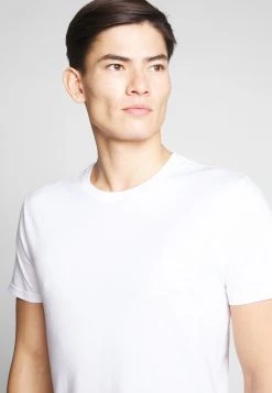 Pier One Hombre 2 PACK - Camiseta Básica - White/dark Blue -Pier One Tienda 5d6a04d994e343d2903cc2c1666bad4b