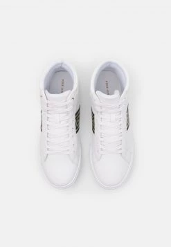 Pier One Hombre Zapatillas Altas - White/gold-coloured -Pier One Tienda 5dd7d168b145442fabb43c15989f4754