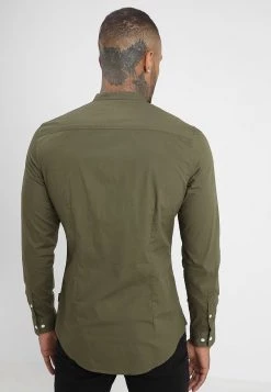 Pier One Hombre Camisa - Oliv -Pier One Tienda 6203a98ce2074a57aa2427fe331f99cb