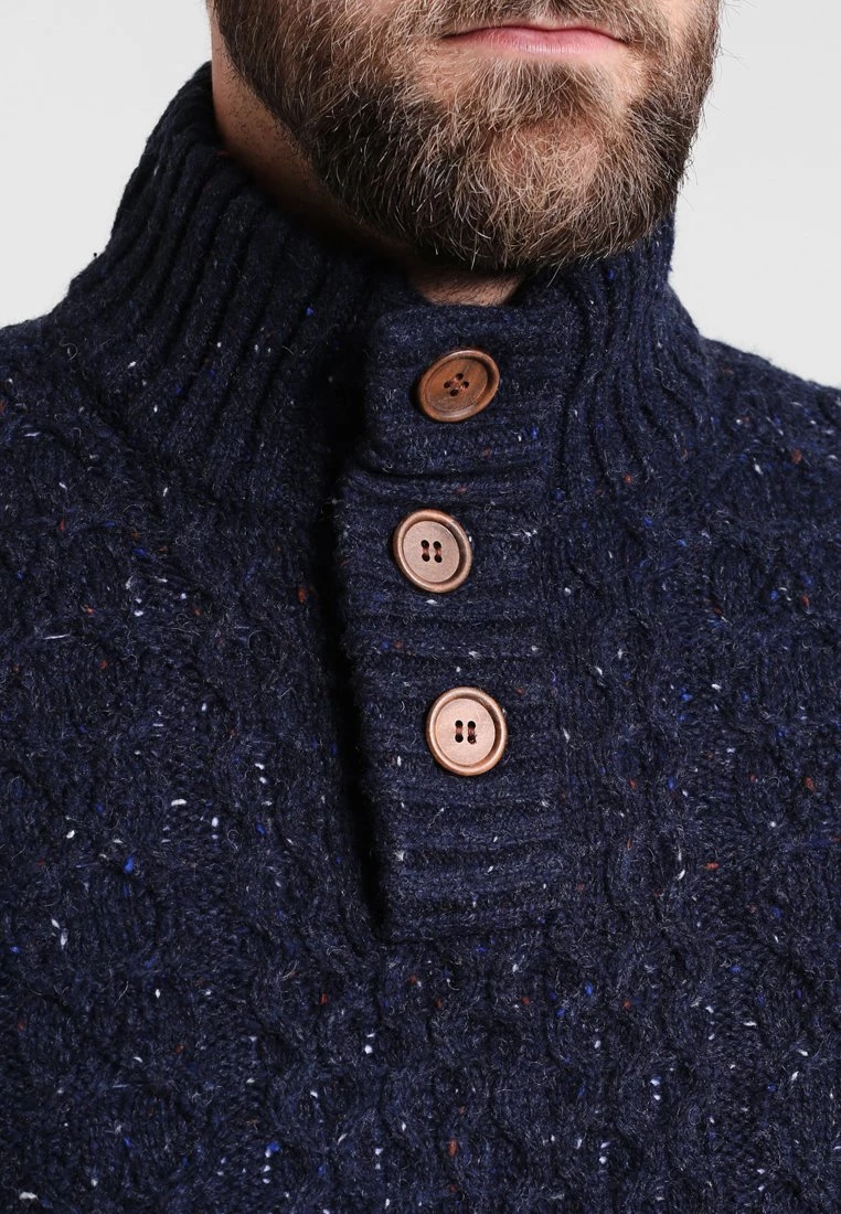 Pier One Hombre Jersey De Punto - Mottled Dark Blue 6 Pier One Hombre Jersey De Punto - Mottled Dark Blue - Imagen 4