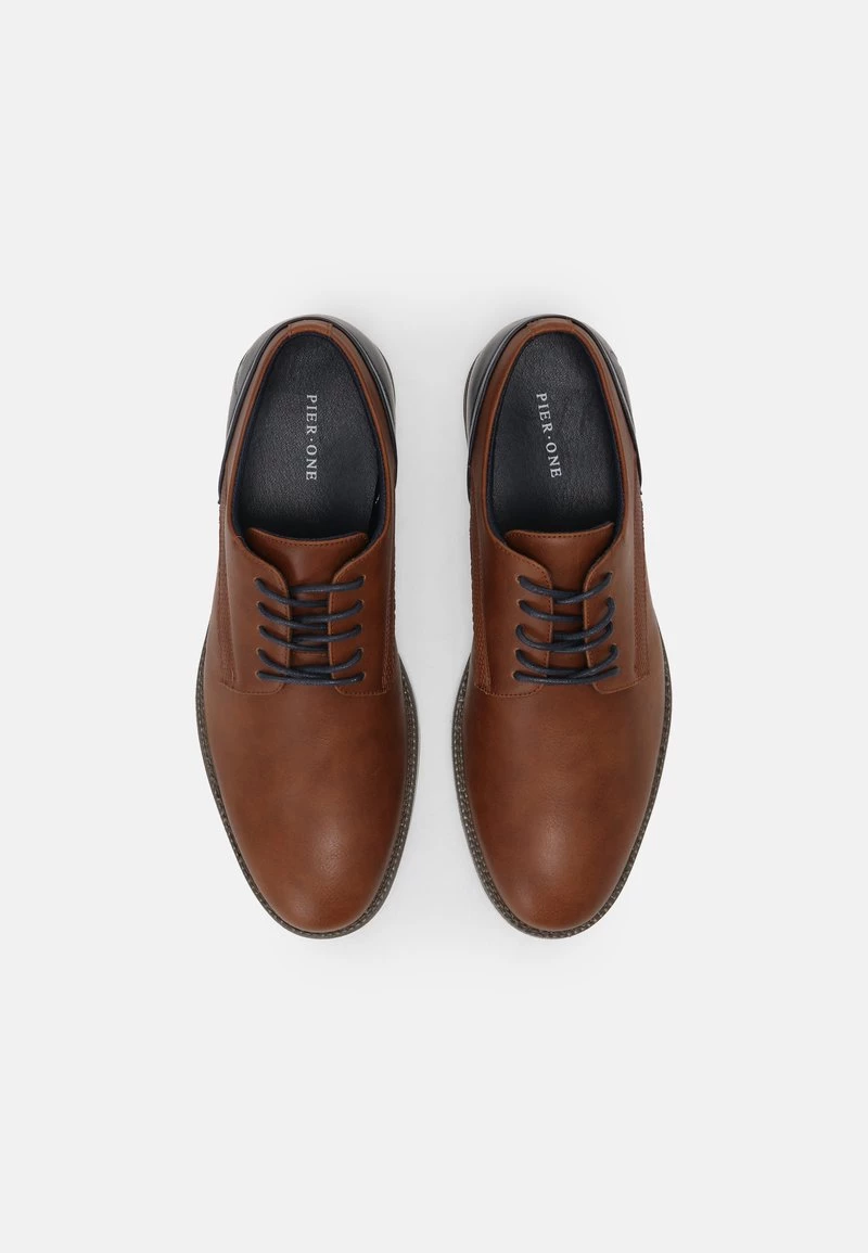Pier One Hombre Zapatos Con Cordones - Cognac 6 Pier One Hombre Zapatos Con Cordones - Cognac - Imagen 4