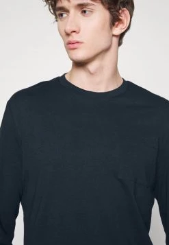 Pier One Camiseta De Manga Larga - Dark Blue, Hombre -Pier One Tienda 6be8ab8c282d4f2890dee98beebf7cd6
