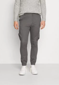 Pier One Hombre Pantalones Cargo - Dark Grey