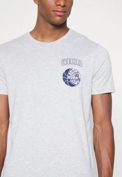 Pier One Hombre GRAPHIC T-SHIRT - Camiseta Básica - Mottled Grey -Pier One Tienda 70956178d1ef4d6b9a27e61a940ba596