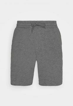 Pier One Hombre LOUNGE STRIPED SHORTS - Pantalón De Pijama - Mottled Dark Grey/mottled Grey -Pier One Tienda 70bae9bb28b546f6a64ed9446d2c0e37