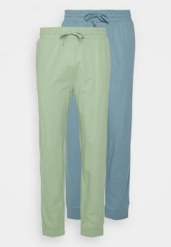 Pier One Hombre 2 PACK - Pantalón De Pijama - Blue/light Green