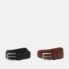Pier One Hombre 2 PACK - Cinturón - Brown/black 2 Pier One Hombre 2 PACK - Cinturón - Brown/black -Pier One Tienda 72b9820239a34c4ca7dc21bff11f73ac