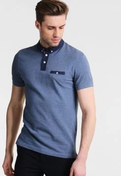 Pier One Hombre Polo - Blue Melange
