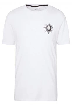 Pier One Hombre SUN MOON TEE - Camiseta Estampada - White -Pier One Tienda 7373d76cb5c143e283b37d07bf8885c5