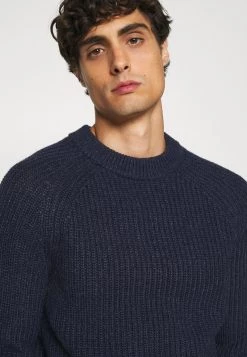 Pier One CHUNKY MOCKNECK JUMPER - Jersey De Punto - Dark Blue, Hombre -Pier One Tienda 74b8b0c330c64c458401c600e3ee01c1