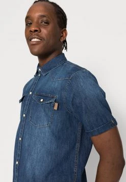 Pier One Hombre Camisa - Dark Blue -Pier One Tienda 785b24cabc8c4d8fb81212a577be2bb7