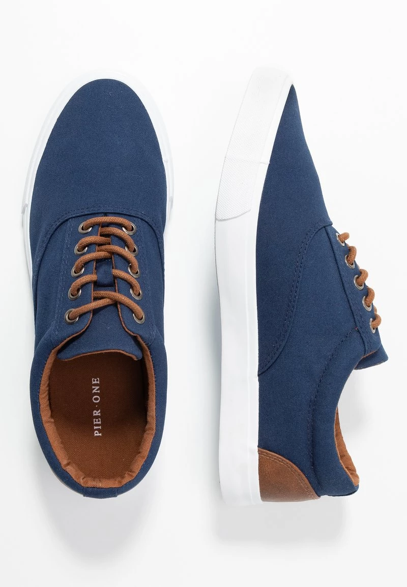 Pier One Hombre Zapatillas - Dark Blue 4 Pier One Hombre Zapatillas - Dark Blue - Imagen 2