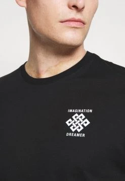 Pier One Hombre Camiseta Estampada - Black -Pier One Tienda 78ece61414d84fdabf3f1f73cc50a96c