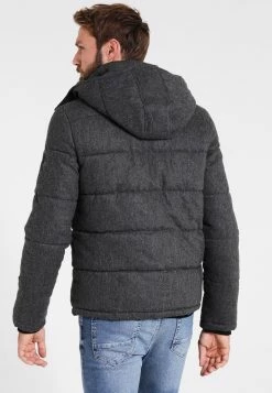 Pier One Hombre HOODED - Chaqueta De Invierno - Grey Melange -Pier One Tienda 7926d96d9894485cac762c99662e5306