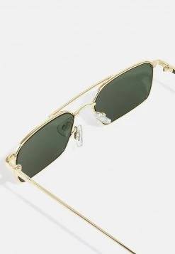 Pier One Unisexo UNISEX - Gafas De Sol - Gold-coloured/green -Pier One Tienda 7ab1740e12cb4abd832141f4d011f0cc