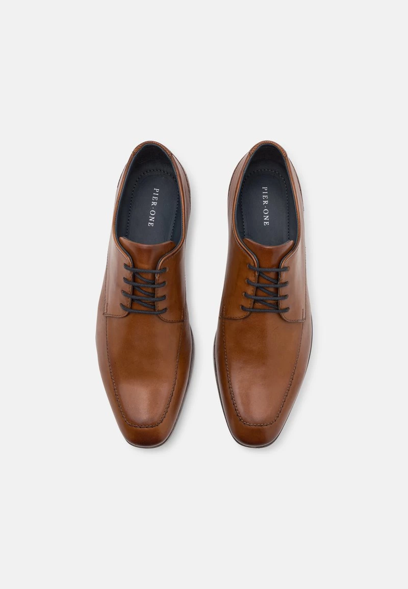 Pier One LEATHER - Zapatos De Vestir - Cognac, Hombre 6 Pier One LEATHER - Zapatos De Vestir - Cognac, Hombre - Imagen 4