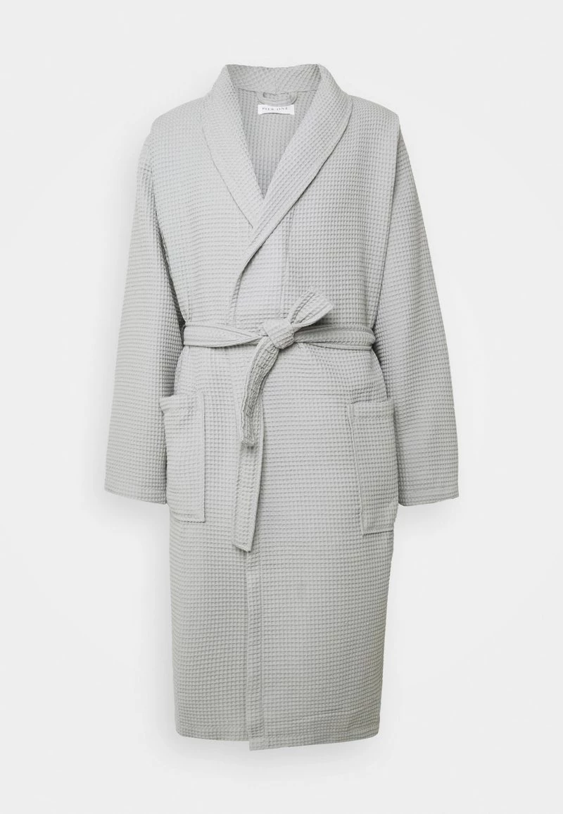 Pier One Hombre Albornoz - Light Grey 6 Pier One Hombre Albornoz - Light Grey - Imagen 4