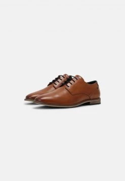 Pier One Hombre LEATHER - Zapatos Con Cordones - Cognac -Pier One Tienda 7e8e5027e1364c6f92cf4af4bc94b604