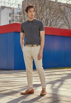 Pier One Hombre LEATHER - Mocasines - Camel