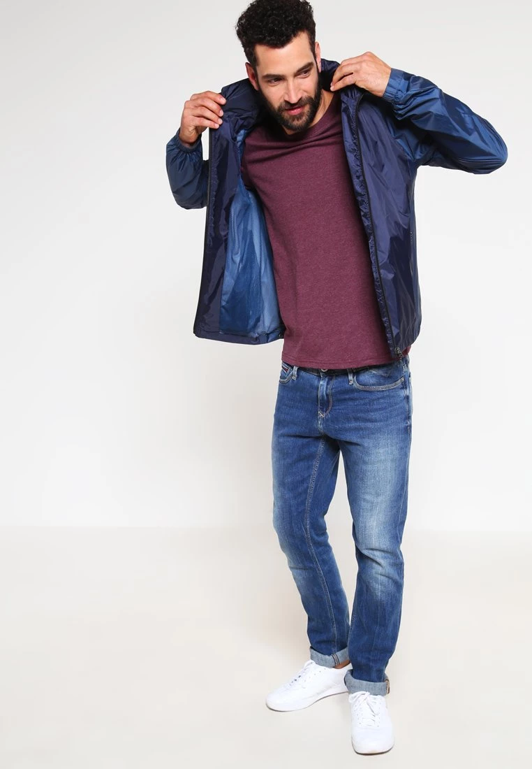 Pier One Hombre Camiseta Básica - Bordeaux Melange 4 Pier One Hombre Camiseta Básica - Bordeaux Melange - Imagen 2