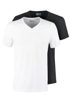 Pier One 2 PACK - Camiseta Básica - White/black, Hombre 13 Pier One 2 PACK - Camiseta Básica - White/black, Hombre -Pier One Tienda 7f713aa7d0cf4680ab0acb77eb634838