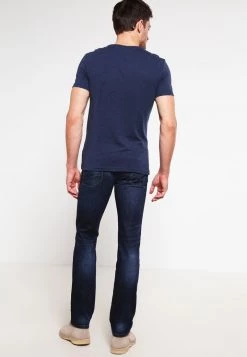 Pier One Hombre Camiseta Básica - Dark Blue Melange -Pier One Tienda 7fa8ea8f790149b2bd2d4d062575b83b