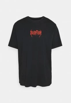 Pier One Hombre Camiseta Estampada - Black