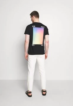 Pier One Hombre Camiseta Estampada - Black