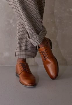 Pier One Hombre LEATHER - Zapatos Con Cordones - Cognac -Pier One Tienda 815a74ad144c40f7a5edef7a60dc1e0d
