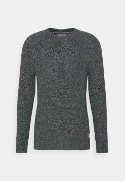 Pier One Hombre MULTICOLOUR HALF CARDIGAN JUMPER - Jersey De Punto - Dark Green -Pier One Tienda 8274ab0fc54c4898bce6b14271c0fd68