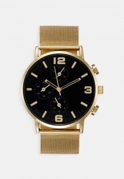 Pier One Hombre Reloj - Gold-coloured