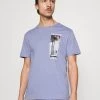 Pier One Hombre Camiseta Estampada - Lilac -Pier One Tienda 83d7b95acafd4e95ab2a7f233b6af2e6