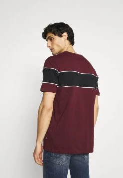Pier One Hombre Camiseta Estampada - Bordeaux/black/white -Pier One Tienda 83eecb8083db461f95924d00d878d2d8