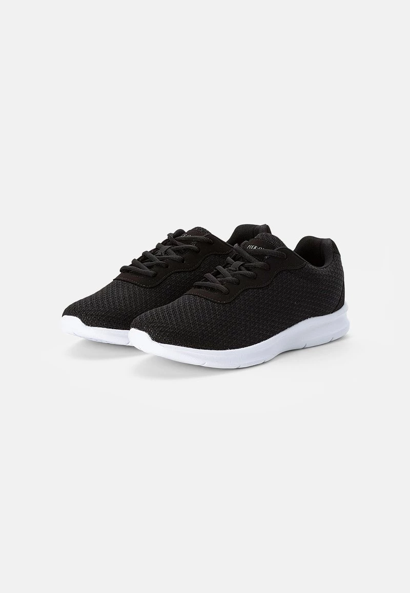 Pier One Unisexo Zapatillas - Black White 4 Pier One Unisexo Zapatillas - Black White - Imagen 2