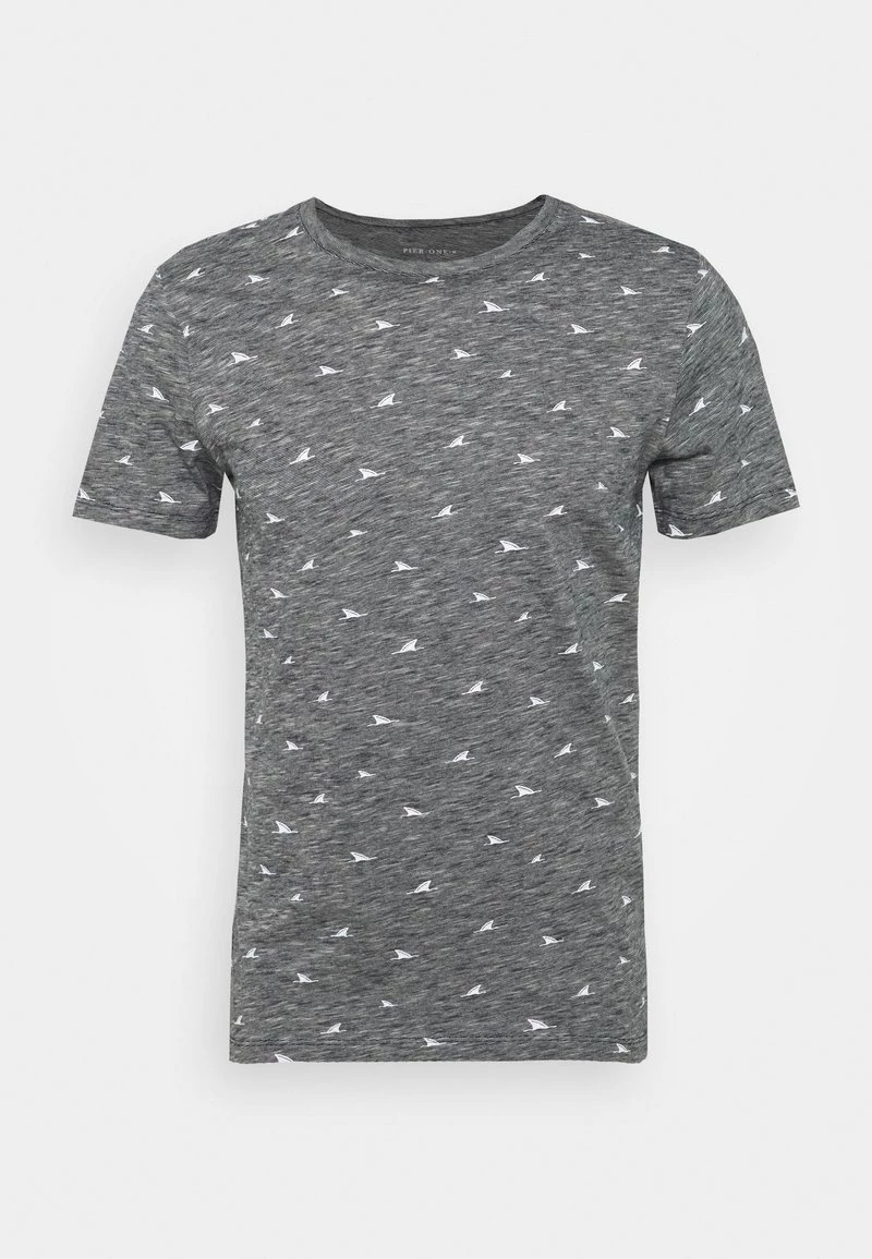 Pier One Hombre Camiseta Estampada - Dark Blue 3 Pier One Hombre Camiseta Estampada - Dark Blue