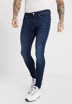 Pier One Hombre Vaqueros Pitillo - Dark-blue Denim