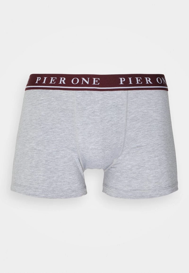 Pier One Hombre 5 PACK - Culotte - Bordeaux/mottled Grey 6 Pier One Hombre 5 PACK - Culotte - Bordeaux/mottled Grey - Imagen 4