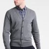Pier One Hombre Chaqueta De Punto - Dark Grey Melange