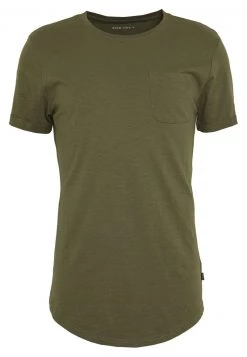 Pier One Hombre Camiseta Básica - Oliv -Pier One Tienda 8a7011baee504efeb0ca14fb4bcf5a0c