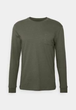Pier One Hombre Camiseta De Manga Larga - Dark Green -Pier One Tienda 8edecbfb5a7649c182469cc994f457a4